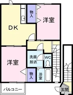 アトラスB【2階】の間取り