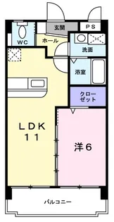 ショコラ ヴァーチュ【1階】の間取り