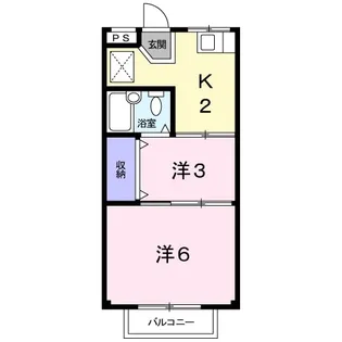 カーサ602【2階】の間取り