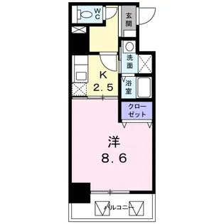 メルヴェーユ【7階】の間取り