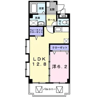 イースト・メゾン【4階】の間取り