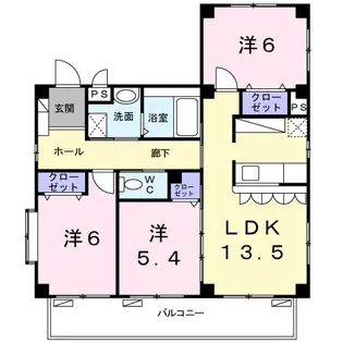 シャトレ・T【3階】の間取り