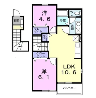 マジカル本郷A【2階】の間取り