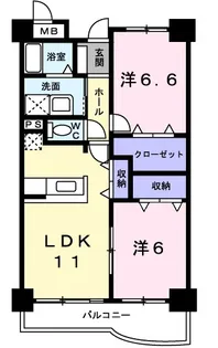 サンライズ桶川西【3階】の間取り