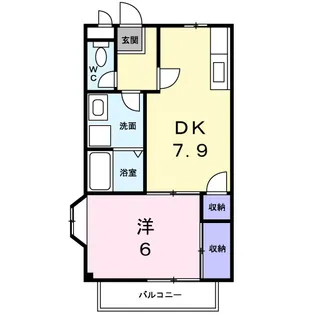 ベルカーム【1階】の間取り