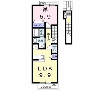 グランドソレーユ【2階】の間取り