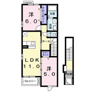 プラムフィールド【2階】の間取り