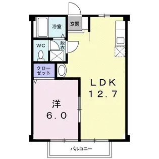 キャッスル神田川【1階】の間取り