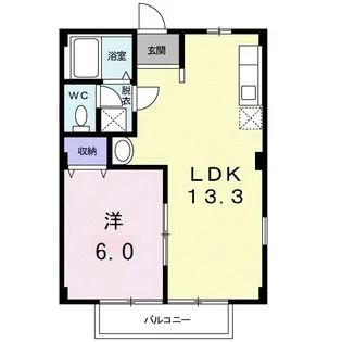 グリーンヒルズⅡ【1階】の間取り