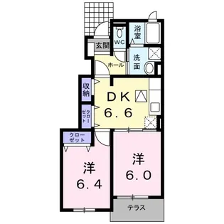 ルミエール岬【1階】の間取り