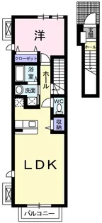 ネオ・グレイスA【2階】の間取り