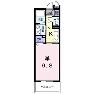 メゾン・ド・フォンテ【1階】の間取り