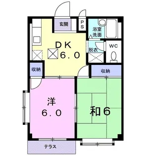 コーポアミーゴ【1階】の間取り