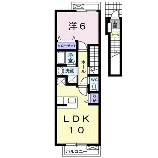 ブライトレジデンス【2階】の間取り