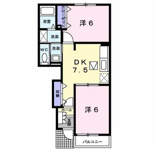 エレガンテ カーサ【1階】の間取り