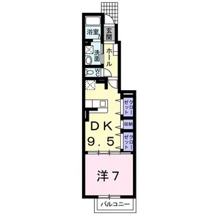 ベル・リリーズⅠ【1階】の間取り