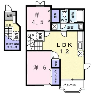 ブルック レジデンス【2階】の間取り