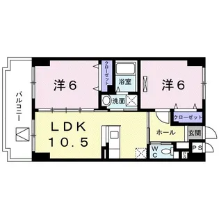 ビクトリーヒルズ【6階】の間取り