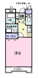 レオ弐番館【2階】の間取り