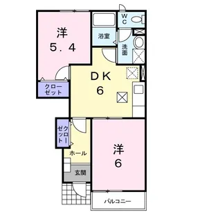 K−13A【1階】の間取り