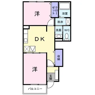 アーバン・コート А【1階】の間取り