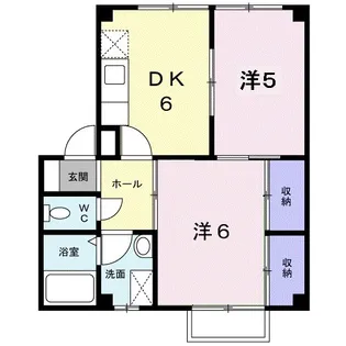 シャルマンハイムⅡ【1階】の間取り