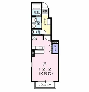 アルディヒロ【1階】の間取り