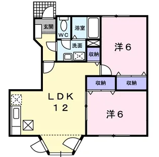 アルティプラーノ ハヤシⅡ【1階】の間取り