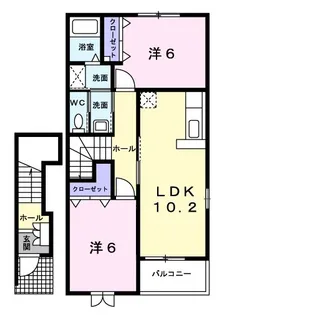 ブリズⅣ【2階】の間取り