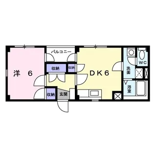 グリーンスクエアHⅢ【2階】の間取り
