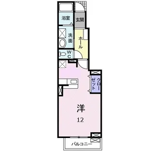 ルミエール【1階】の間取り