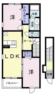 メゾン ルミネージュ【2階】の間取り