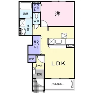 ロマネクス【1階】の間取り