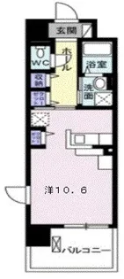 インプレス【3階】の間取り