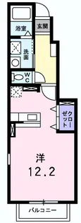 アクア ガーデン Ⅱ【1階】の間取り