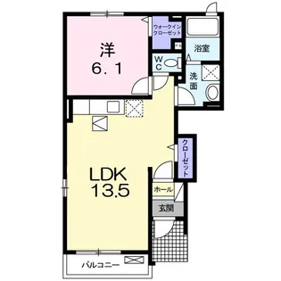 エムペソリーナ アン【1階】の間取り