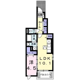 グレースコートⅡ【1階】の間取り