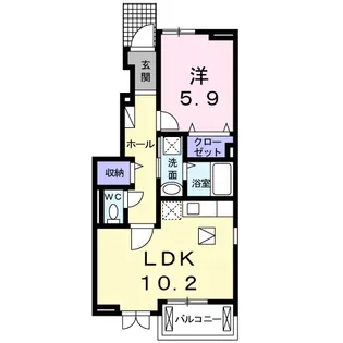 ニュー・雅【1階】の間取り
