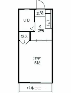 ハイム茜台【102号室】の間取り