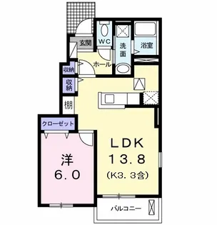 グラッチェ【1階】の間取り
