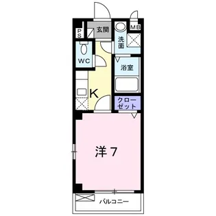 ロングTAKABUNE【1階】の間取り