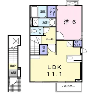 ラウレア【2階】の間取り