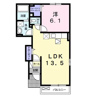 アルモニーC【1階】の間取り