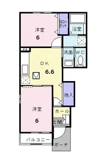 シャルマン南屋敷【1階】の間取り