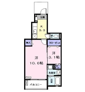 アルバーダ Ⅰ【1階】の間取り