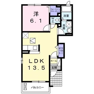 メゾン エトワール【1階】の間取り