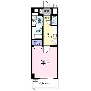 エレガンテまかび【3階】の間取り