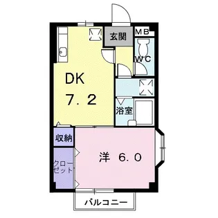 アーククロス【1階】の間取り