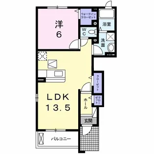 グリーンパーク 参番館【1階】の間取り