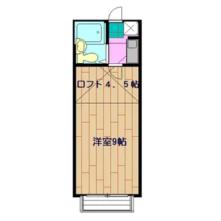 ファーストパレス金森【208号室】の間取り